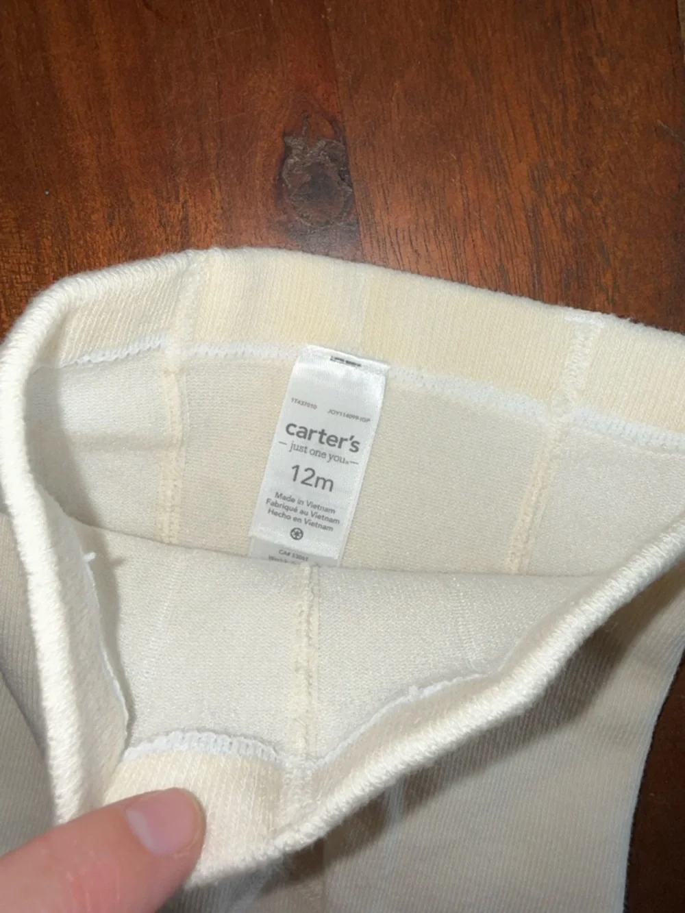 Carter's White Baby‎ Tights